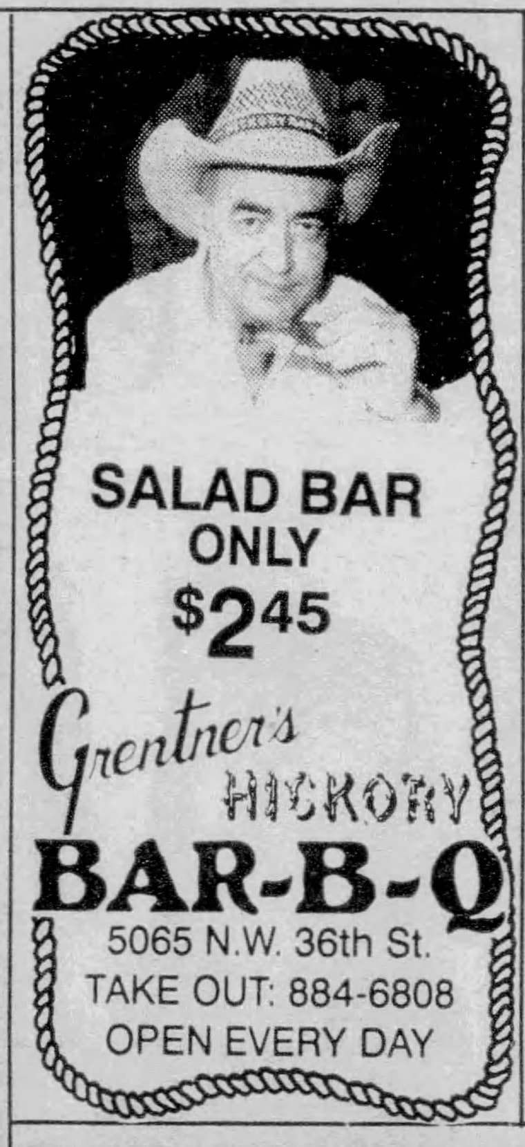 The Miami Herald 1988: Salad Bar Only $2.45