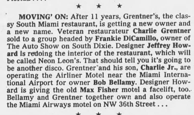 The Miami News 1979: Movin On